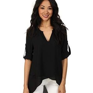 Karen Kane Asymmetrical Hem Blouse